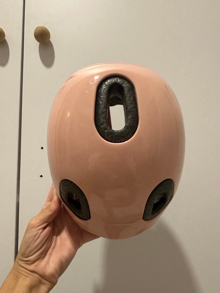 Pembe Pastel Biker Çocuk Kask - Görsel 3