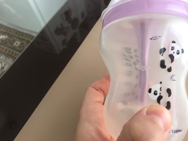 Beden mavi Renk Tomme tippee ve lansinoh biberon