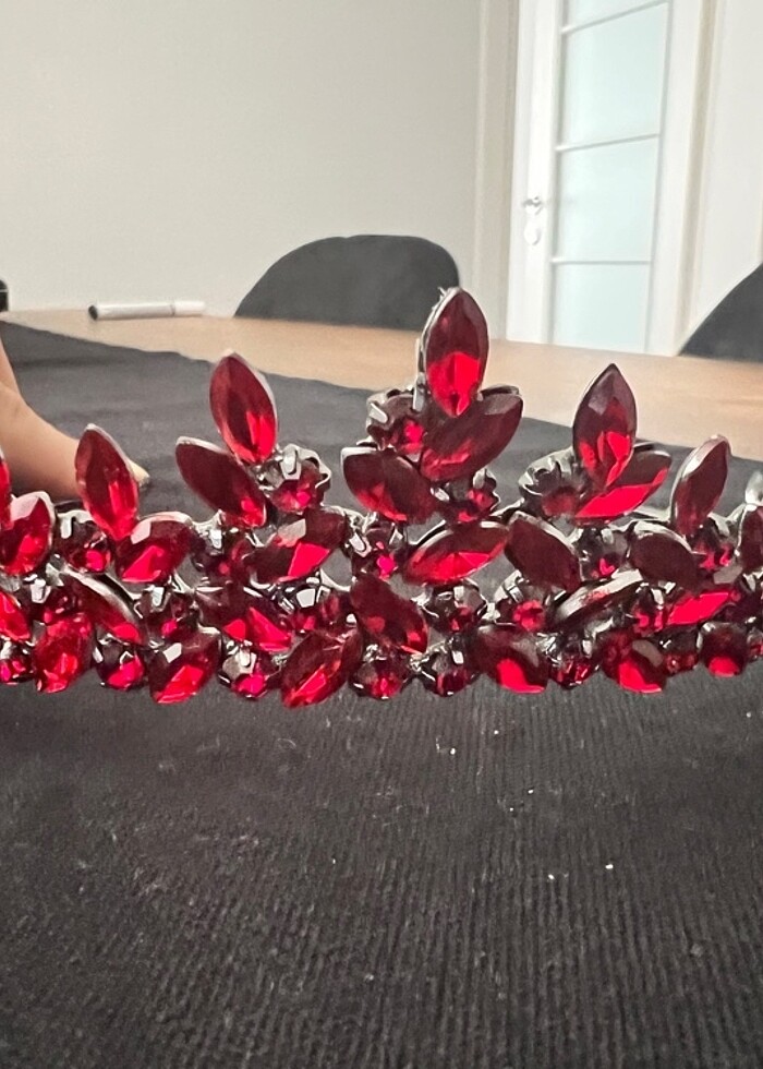 Kırmızı Bordo Kına Tacı - Görsel 2