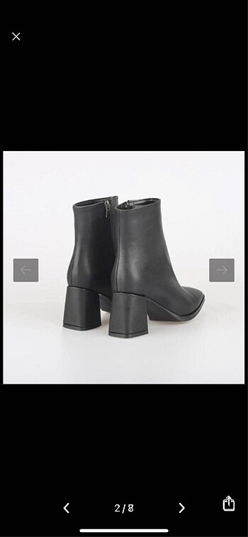 Emoyra Kadın Bilek Topuklu Bot - Görsel 2