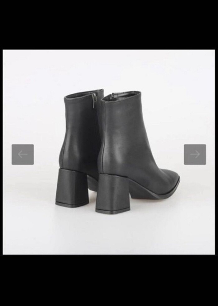 Emoyra Kadın Bilek Topuklu Bot - Görsel 2