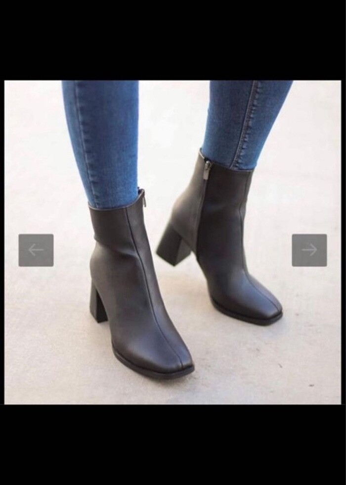 Emoyra Kadın Bilek Topuklu Bot - Görsel 3