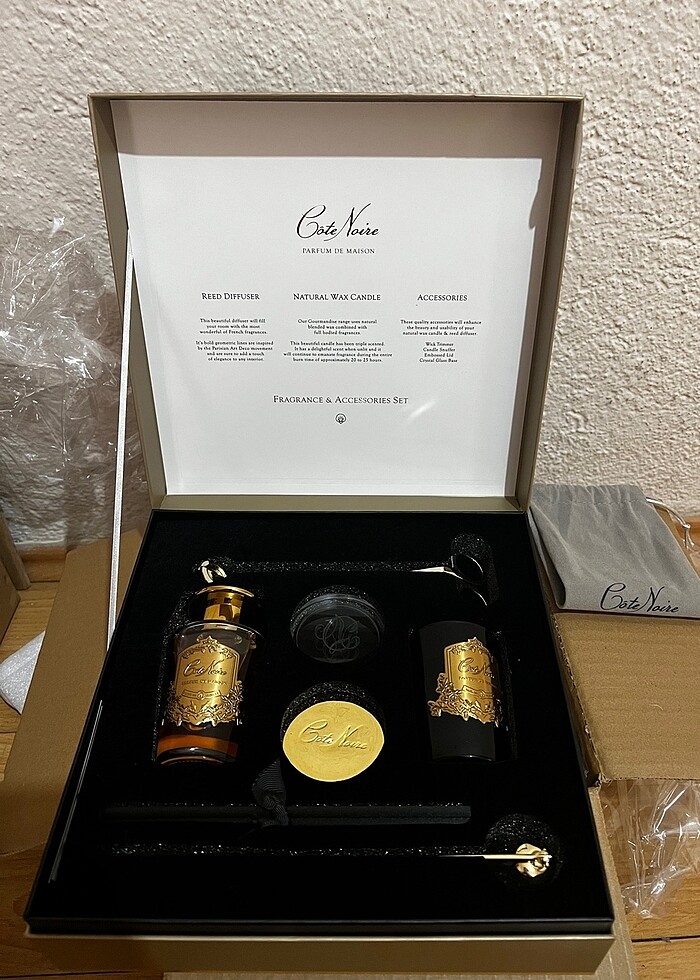 Cote Noire Vanilya Gold Lüks Hediye Seti - Görsel 2