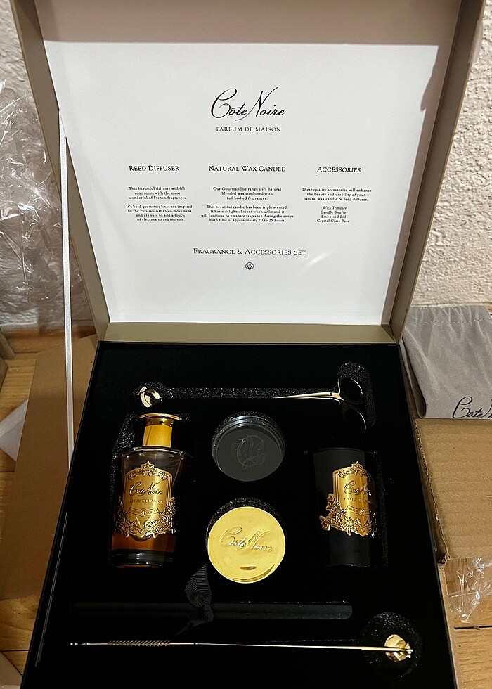 Cote Noire Vanilya Gold Lüks Hediye Seti - Görsel 3