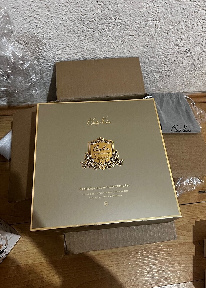 Cote Noire Vanilya Gold Lüks Hediye Seti - Görsel 4