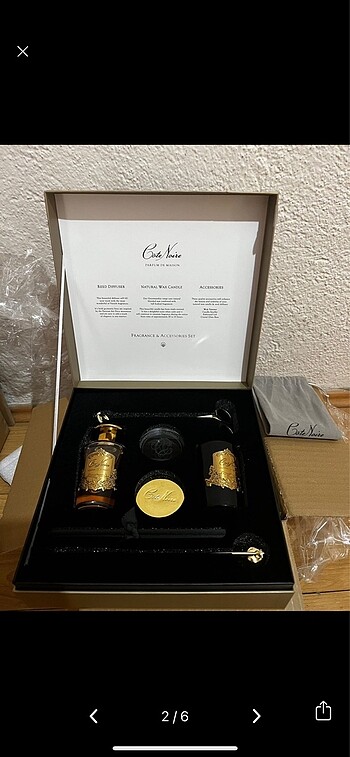 Cote Noire Vanilya Gold Lüks Hediye Seti