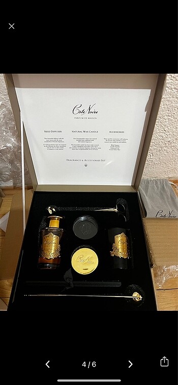 Cote Noire Vanilya Gold Lüks Hediye Seti - Görsel 2