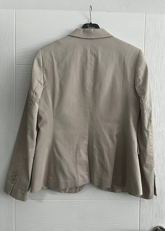 Koton Blazer Ceket Pudra Bej - Görsel 3