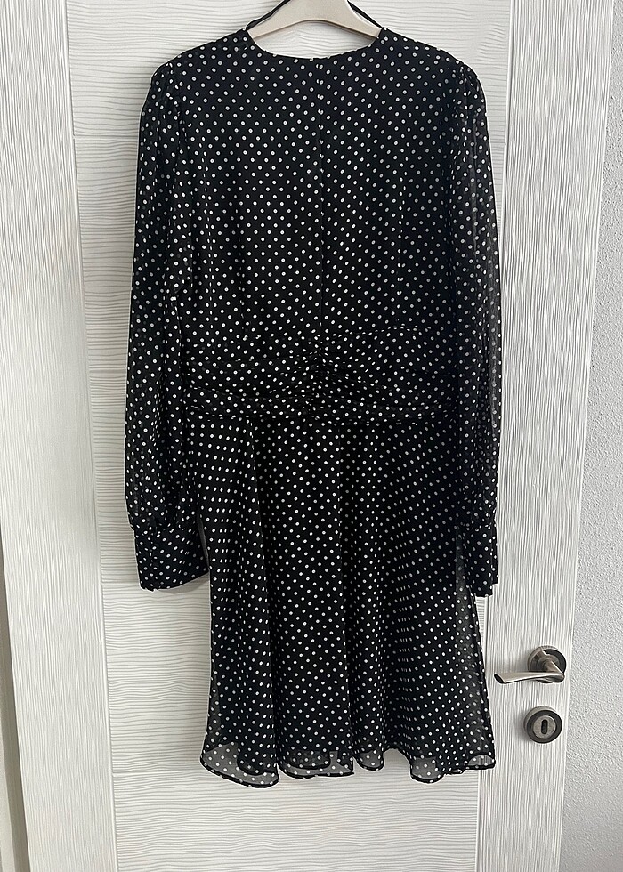 Koton Puantiyeli Şifon Elbise - Görsel 3