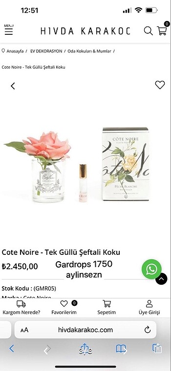 Beymen Cote noire oda kokusu