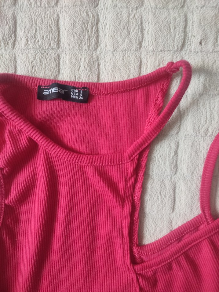 Ambar marka Pembe ve Mavi renk 2 adet Crop bluz fiyatıdır - Görsel 4