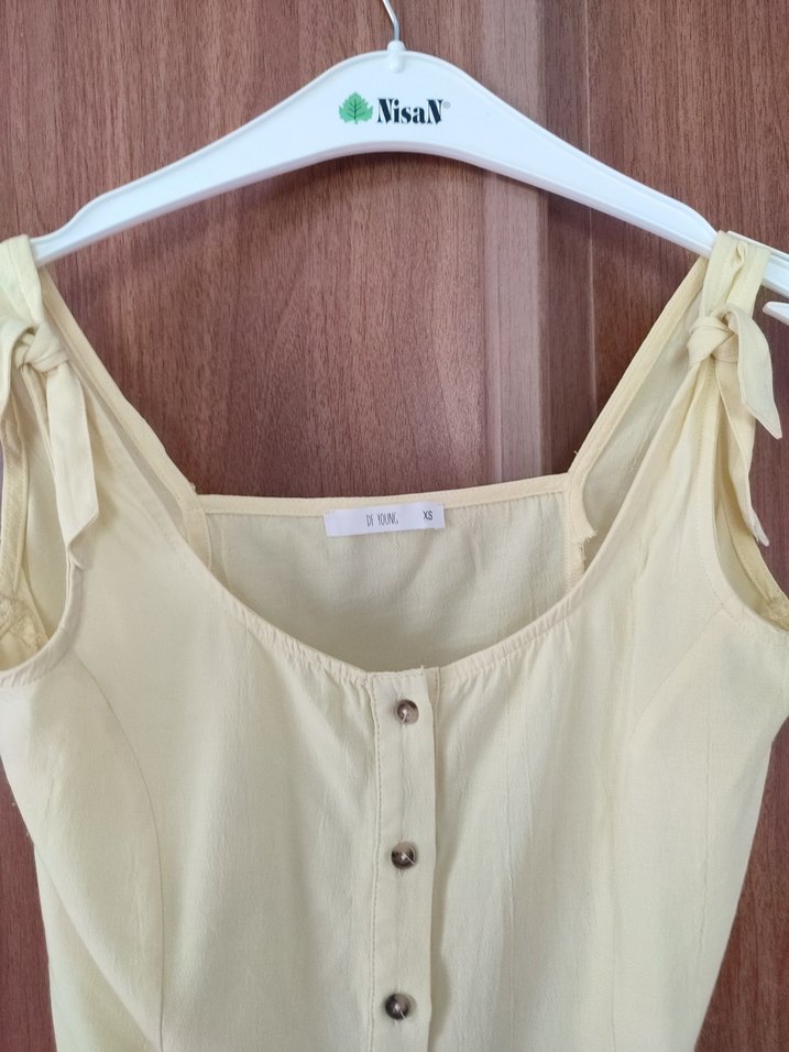 Bluz sarı renk - Görsel 4