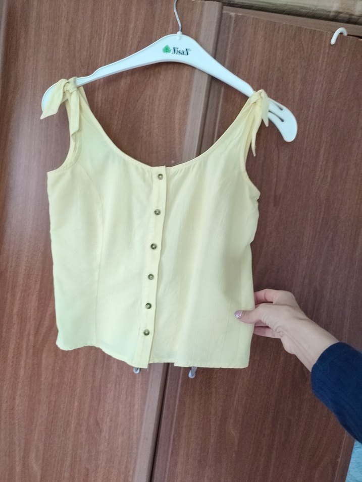 Bluz sarı renk - Görsel 3