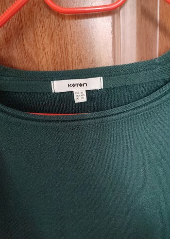 Kadın Koyu Yeşil Uzun Kollu Kazak - Görsel 2