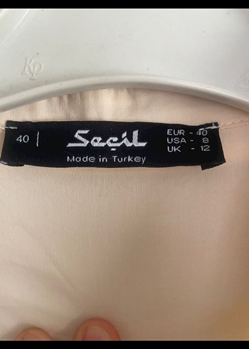 40 Beden Bej Keten Kadın Gömlek, Uzun Kollu, Salaş Kesim