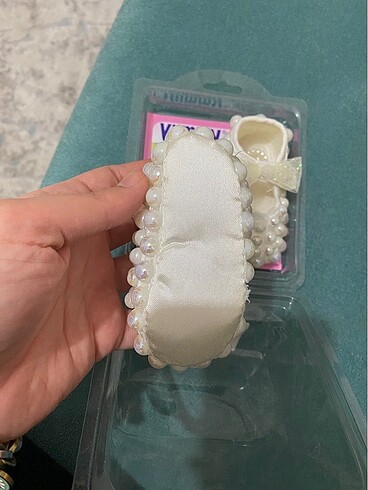 16 Beden beyaz Renk Bebek ayakkabısı