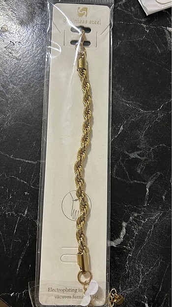 Gold zincir bileklik