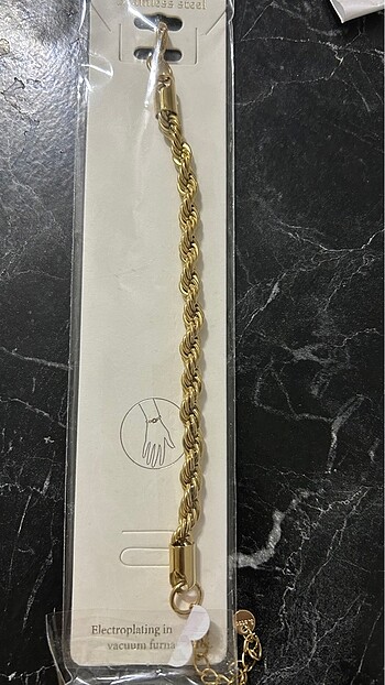 Gold zincir bileklik