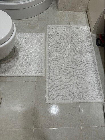 2li banyo halı, paspas, kilim set