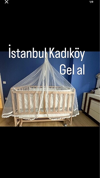 Acil satılık Anne yanı beşik 60x120 cm