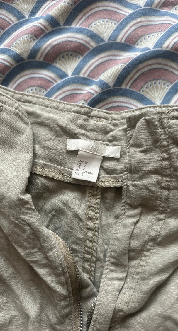 Hm keten şort - Görsel 2