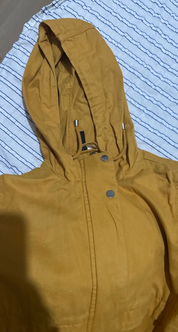 Sarı Düğmeli Rahat Kesim Kadın Ceket - Görsel 2