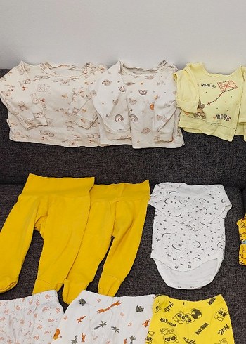 LC Waikiki Renkli Pamuklu Bebek Erkek Takımı