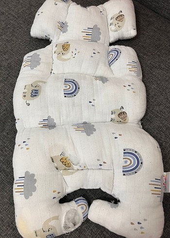 Gri Desenli Bebek Uyku Destek Minderi - Görsel 2