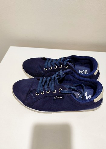 Kadın Mavi Denim Spor Ayakkabı - Görsel 2