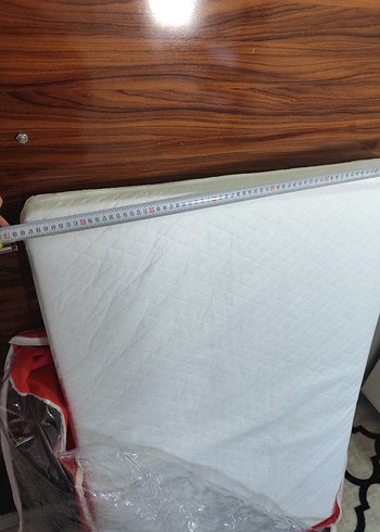 90x50x6 cm Beyaz Yatak - Görsel 4