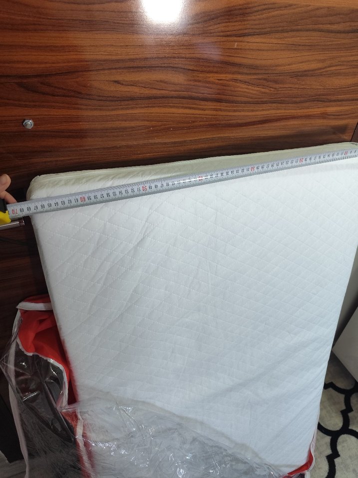 90x50x6 cm Beyaz Yatak - Görsel 4