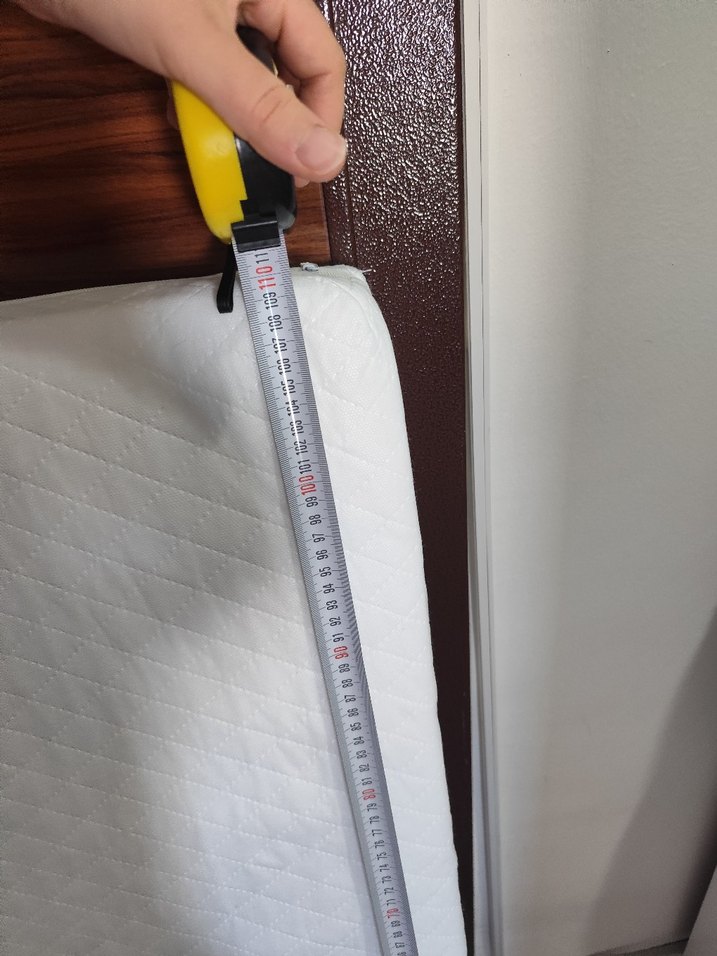 90x50x6 cm Beyaz Yatak - Görsel 3