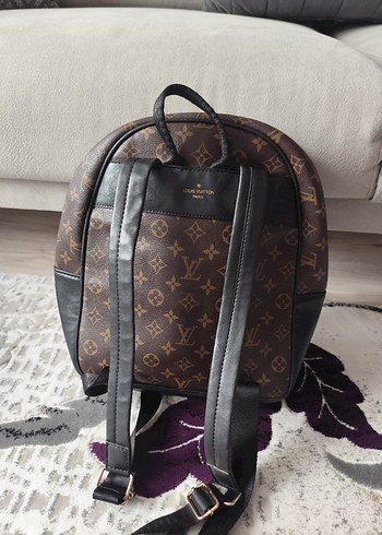 Kahverengi Deri Parisian Sırt Çantası - Görsel 2