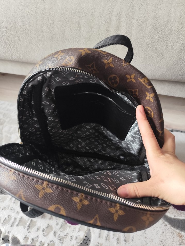 Kahverengi Deri Parisian Sırt Çantası - Görsel 3