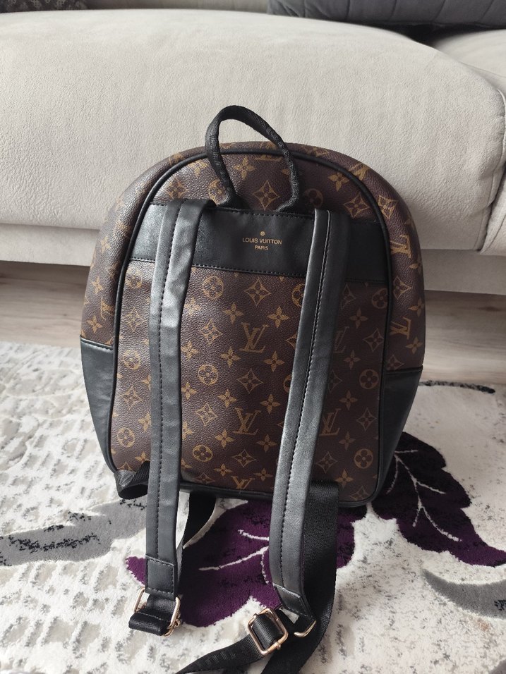 Kahverengi Deri Parisian Sırt Çantası - Görsel 2