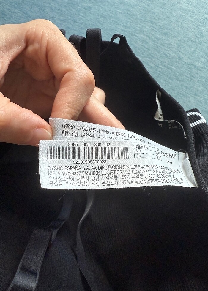 Oysho spor sütyeni s beden - Görsel 4