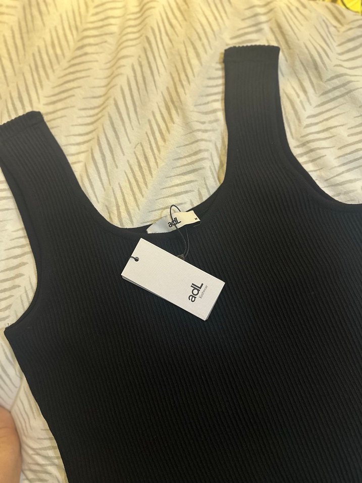 ADL Siyah Kolsuz Fitilli Atlet - Görsel 3