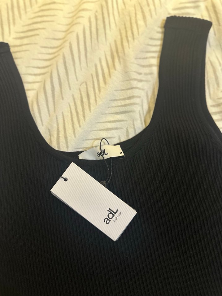 ADL Siyah Kolsuz Fitilli Atlet - Görsel 4