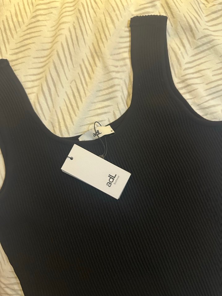 ADL Siyah Kolsuz Fitilli Atlet - Görsel 2