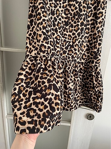 Zara Zara leopar mini elbise