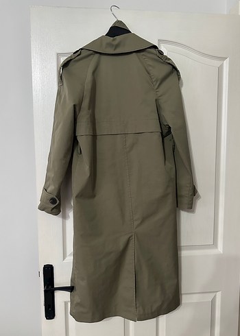 Pull and bear haki trençkot - Görsel 2