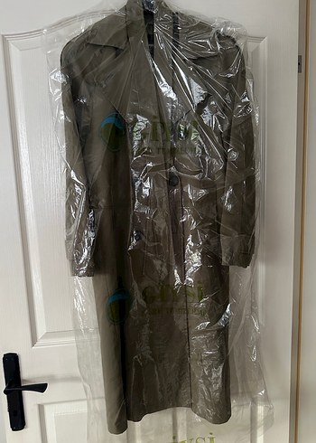Pull and bear haki trençkot - Görsel 3