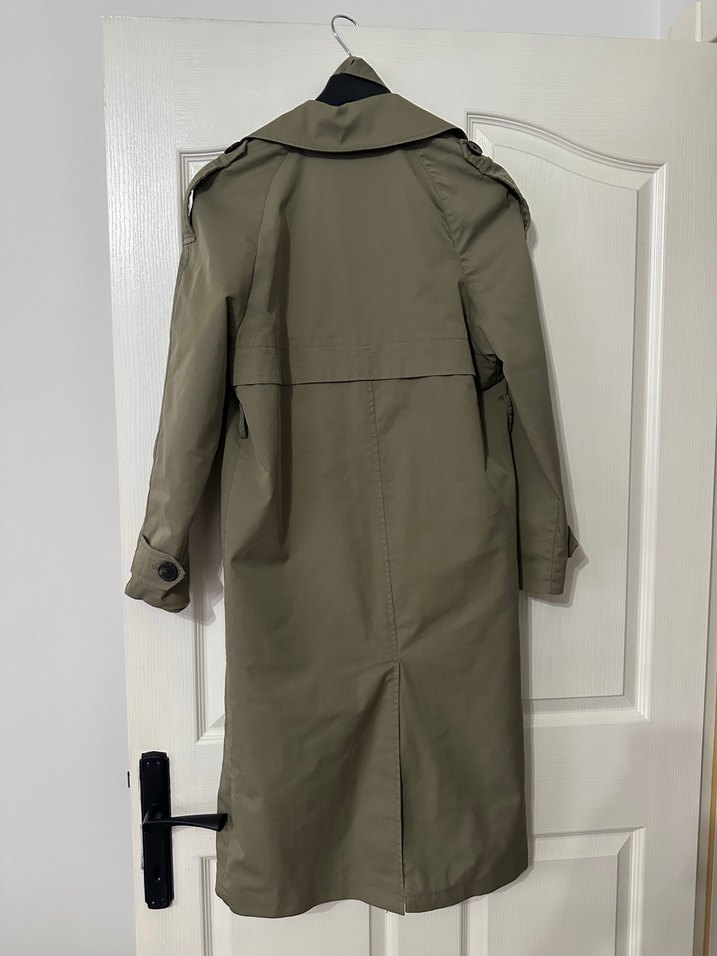 Pull and bear haki trençkot - Görsel 2