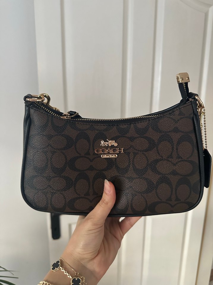 Coach  Kahverengi Deri Çanta - Görsel 3