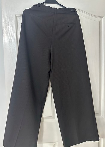 Zara kemer köprülü ince çizgili pantolon - Görsel 5