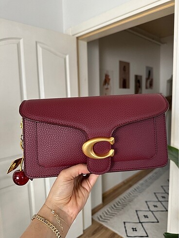 Coach tabby büyük boy askılı çanta - Görsel 6