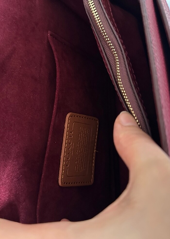 Coach tabby büyük boy askılı çanta - Görsel 4