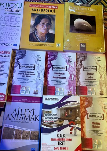 Sınav ve Kurs Kitapları Seti - Psikoloji ve Kaymakam - Görsel 2