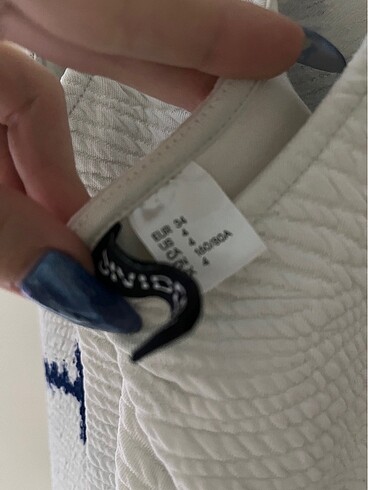 s Beden H&M Desenli Kısa Elbise