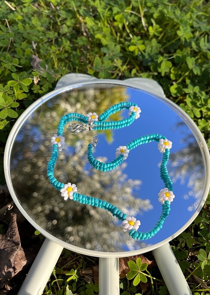 Papatya kolye - Görsel 2